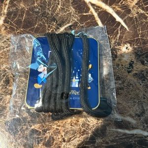 Disney 50th Anniversary ID Lanyard Mickey Minnie Mouse Castle Cast Member